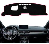 XVWTJZIA Fit for Mazda CX-5 2017-2025 Dashboard Cover Pad,Dash Cover Mat,Custom Polyester/Non-Slip/Red Edge