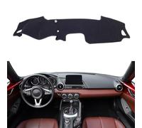 XVWTJZIA Fit for Mazda MX-5 2015-2020 Dashboard Cover Pad,Dash Cover Mat,Custom Flannel/Non-Slip/Black Edge