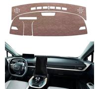 XVWTJZIA Fit for Toyota BZ3 2024 2025 Dashboard Cover Pad,Dash Cover Mat,Custom Faux Suede/Non-Slip/Anti-Glare/Brown