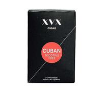XVX Cigar Refill - Electronic Cigar Refill - Cuban Cigar Flavour - 1800 Puffs Per 2 Pack - 900 Puffs Per Cartridge - E Cigarette - E Cigarettes Shisha - Nicotine Free