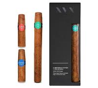 XVX Cigar Soft Tip Starter Kit - Rechargeable Electronic Cigarette - Prefilled Cigar, Havana & Cuban Flavour Cartridges - 900 Puffs - USB Charger - Nicotine Free E Shisha Vape