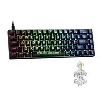 XVX HE68 Max Rapid Trigger Keyboard 60% Percent,Hall Effect Keyboard with Gateron Magnetic Jade Max Switch,CNC Aluminum Frame Custom Mechanical Key Board for PC/Laptop/Xbox/PS4/PS5,Miami Theme, Black