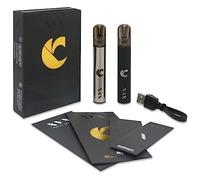 XVX MAGNET POD - CANIBUS EDITION - DUAL PACK - Rechargeable E Cigarette Vape Pen Starter Kit Set - Magnet Pod Mesh 0.8 Ohm Coil - Compatible with All E Liquids - Refillable 2ML PODS - e cig