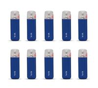 XVX Refillable Rechargeable X VAPE - Vape Pen Kit, Mesh Coil 1.2Ω, 400mAh Battery, Easy to Refill, Not Included E-Liq | Feature of Lightning with Every Puff (Colour Blue, Pack of 10)