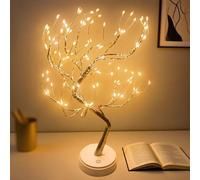 XVZ LED Tree Light, 108 LED Indoor Mood Light USB Cable or Battery Operated 2 Light Modes Christmas Tree Lighting for Living Room, Office, Dining Room Decoration (Warm White)