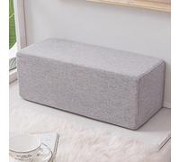 XWanitd Sofa Cushion Arm Support,Rectangular Thicken Sofa Armrest Pillow,Long Bedside Gap Close Headboards Cushion Washable (15x15x50cm,Grey)