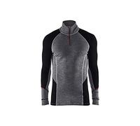XWARM Zip Vest 100% Merino Wool Grey/Black L, L