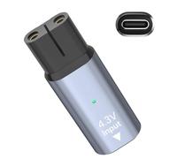 Xwartre A00390 Charger Converter Compatible with Philips One Blade QP2520/ MG5730/ MG3720/ MG3730/ QP2620/ MG5730/ MG3740/ BT3206/ MG5720/ MG3722/ BT3208 USB C Shaver Power Replacement Adapter
