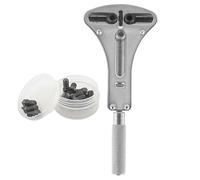 xWatch Base Removal Tool Portable Case Opener for Opening Adjustable Lid Battery Change Adjustment Key Repair for Beginners Stainless Steel Remover Back, Big Three Claws, see description,