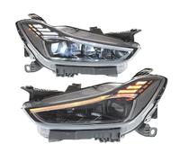 XWBTRQLK 2pcs Car LED Headlights Compatible For Maserati Ghibli 2014-2019 Upgrade Headlamp Assembly Front Led DRL Turn Signal Lights Plug And Play