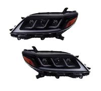 XWBTRQLK 2PCS Car Lights Compatible For Toyota Sienna 2011-2020 Headlights Modified DRL Turn Signal Hi Low Beam Projector Headlamp Assembl(Halogen,For 2016-2020 Year)