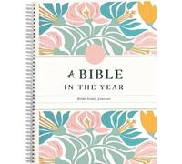 XWDEEX The Bible In A Year for Women,52-Week Devotional with Spiral Binding, Christian Bible Studying Guide Notebook, Strengthening Faith & Love, A Beautiful Year in The Bible for Women A4