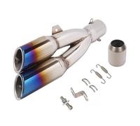 XWDPDNHHD 51mm Motorcycle Exhaust Pipe For Kawasaki For Ninja 250 400 Exhaust Silencer Exhaust Muffler Pipe Accessories Motorbike Muffler Exhaust Pipe(Color 5)