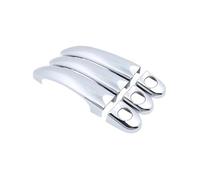 XWDPDNHHD Car Door Handle Cover for VW for Caddy 2K 2005-2021Outside Side Front Rear Door Handle Decoration Protector Cover Handle Exterior Molding Trim(Silver,3 Keyhole)