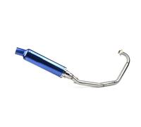 XWDPDNHHD Full Kit Motorcycle Exhaust Muffler Exhaust Pipe For For CBF125 For CBF150 For CBF125 150 Exhaust Front Middle Link Pipe Motorbike Middle Link Pipe(Color 1)