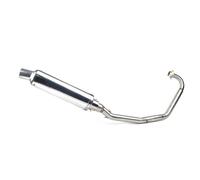 XWDPDNHHD Full Kit Motorcycle Exhaust Muffler Exhaust Pipe For For CBF125 For CBF150 For CBF125 150 Exhaust Front Middle Link Pipe Motorbike Middle Link Pipe(Color 2)