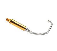 XWDPDNHHD Full Kit Motorcycle Exhaust Muffler Exhaust Pipe For For CBF125 For CBF150 For CBF125 150 Exhaust Front Middle Link Pipe Motorbike Middle Link Pipe(Color 5)