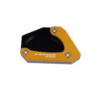 XWDPDNHHD Kickstand Pad Motorcycle Kickstand Foot Side Stand Extension Pad Support Plate For SUZUKI V-STROM 650/XT VSTROM 650 DL650 2004-2024(Gold)