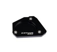 XWDPDNHHD Kickstand Pad Motorcycle Kickstand Foot Side Stand Extension Pad Support Plate For SUZUKI V-STROM 650/XT VSTROM 650 DL650 2004-2024(BLACK)