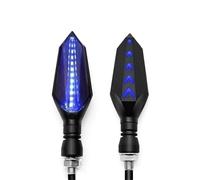 XWDPDNHHD Motorbike Indicators Motorcycle Front Rear Turn Signal Indicators Lights Flasher Lamp For YZF R3 YZF R25 YZF R6 YZF 600R FZR 600 FZ600 Turn Signals Lights(BLUE,2 pcs)