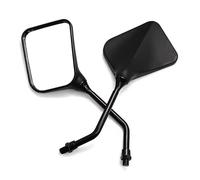XWDPDNHHD Motorcycle 10mm Rearview Mirror For K&awasaki For Ninja 250 300 400 650 1000 ER6F ER6N Left Right Square Rearview Mirror Blind Spot Mirror