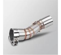 XWDPDNHHD Motorcycle Exhaust Pipe For CFMOTO CLX-700 CLX700 Sport 51mm Muffler Exhaust Middle Link Pipe Connector Motorbike Middle Link Pipe