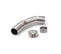 XWDPDNHHD Motorcycle Exhaust Pipe For DUKE 250 390 RC390 250 390 Adventure ADV 2020-2023 51Mm Exhaust Middle Link Pipe Adapter Connector Motorbike Middle Link Pipe
