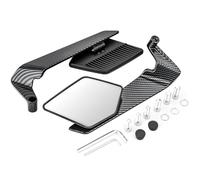 XWDPDNHHD Motorcycle Foldable Rearview Side Mirror For H&onda For CB750 Rotation Adjustable Rear View Mirror Reversing Mirror Blind Spot Mirror(Color 2)