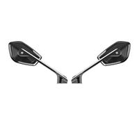 XWDPDNHHD Motorcycle Rear View Mirrors For B&MW G310R F800R R1250GS Adv F750GS F850GS G310GS R1300GS R1200GS Aluminum Side Mirror Blind Spot Mirror(BLACK)