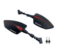 XWDPDNHHD Motorcycle Rear View Mirrors For B&MW R1200GS R1200RT10mm Screws Left Right Rear View Mirrors Side Mirror Reflector Mirror Blind Spot Mirror(Red 2)