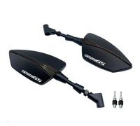 XWDPDNHHD Motorcycle Rear View Mirrors For B&MW R1200GS R1200RT10mm Screws Left Right Rear View Mirrors Side Mirror Reflector Mirror Blind Spot Mirror(BLACK 2)