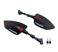 XWDPDNHHD Motorcycle Rear View Mirrors For B&MW R1200GS R1200RT10mm Screws Left Right Rear View Mirrors Side Mirror Reflector Mirror Blind Spot Mirror(Red 3)