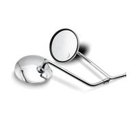 XWDPDNHHD Motorcycle Round Rearview Mirrors 8/10MM Screw For Suzuki B-King Bandit SV400 SV650 Gladius V-strom 650 Reflector Mirror Blind Spot Mirror