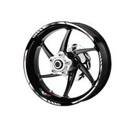 XWDPDNHHD Wheel Stickers Motorcycle Reflective Wheel Sticker For APRILIA RS 125 50 250 RS125 RS50 RS250 Rim Hub Decal Decals Stickers Stripe Tape Rim Decal kit(Color 1)