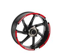 XWDPDNHHD Wheel Stickers Motorcycle Reflective Wheel Sticker For B&MW S1000R S 1000R Rim Hub Decal Decals Stickers Reflective Stripe Tape Rim Decal kit(Color 18)