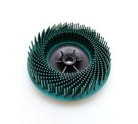 XWE Tools 4.5 Inch Bristle Disc Roloc Bristle Disc Grade - 50# Grit Abrasive Coating Removal Disc for Metal with M14 Thread Attaching On The Tools Directly