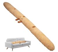 Xweptuy Bread Pillow Cute Plush 47" Long Food Plushies Soft Cartoon Body Pillow for Sleeping Hugging Decorative Zippered Washable Full Body for Bed, Couch Ideal