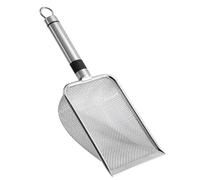 Xweptuy Cat Litter Scoop Stainless Steel Kitty Litter Scoop Deep Shovel Easy to Clean Pooper Scooper with Hanging Hole Long Handle Sifter for Box Kitten Pooper #·