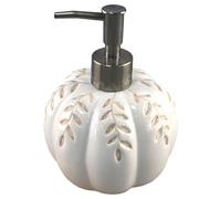 Xweptuy Ceramic Fall Soap Dispenser, Orange, 12oz
