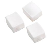 Xweptuy Dough Ball, 3PCS Tofu Stress Balls, Slow Rising Stress Toys, Shapeable Plastic Squeeze Toys, 2.2x1.6x1.2 Portable for Adults Kids Gifts #