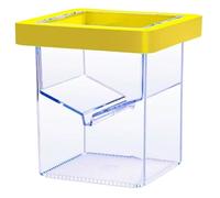 Xweptuy Incubator, Aquarium Breeder Box For Fish Tank, 4.33x3.39x3.39 Floating Square Isolation Box for Baby Fish #·