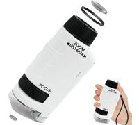 Xweptuy Microscope for Kids 60X-120X Magnification Handheld Miniscope with LED Lights, Portable Pocket Microscope for Children's Learning, Education, Exploring The World