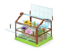 Xweptuy Plant Kit for Kids, Grow House Kids Plant Growing Kit with Irrigation System, Educational Gardening for Boys Girls, Without Seeds and Soil, Double-Deck