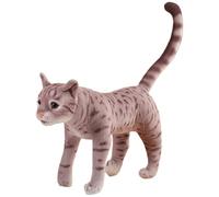 Xweptuy Realistic Tabby Cat Stuffed Animals, Plush Kitten Toy, Lifelike American Shorthair Cat, Kitty Stuffed Animals Dolls for Anxiety, Women Kids Bedtime /13.7Inch Brown