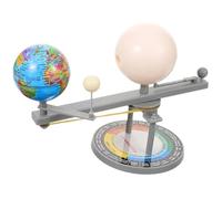 Xweptuy Sun Earth Moon Orbital Model 8x4x7 Educational Geography Solar System Model Luminous Plastic Solar System Toys for Science Experiments, for Children