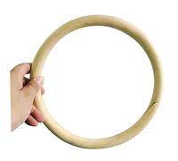 Xweptuy Wing Chun Ring, 7 Inch Inner Dia. Wooden Ring Wing Chun Dummy Sticky Hand Kung Fu Wrist Hand Strength Training Equipment #·