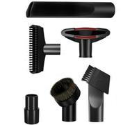 XWHLXY 6 Piece Henry Hoover Accessories Kit Compatible with Hetty & Numatic | Vacuum Cleaner Tools with Crevice Tool,Upholstery Nozzle,Mini Brush,Round Brush and Adapter For radiators,sofas,cars.ABS