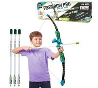 Xwin 115CM Kids Bow and Arrow Set - Long-Range Archery Toy with 3 Suction Cup Arrows, Rubber Grip Pad and Arrow Holder - Safe Indoor and Outdoor Shooting Playset for Boys and Girls Ages 3+ Years