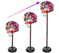 Xwin Junior Adjustable Basketball Hoop & Ball Indoor Outdoor Play Set, Adjustable Height Backboard for Kids Portable Learning Games for Children Basketball Goals