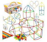 xwin sportseries 1000 PCs Straw Connectors Building Kit, Build Your Own Colourful Structures, Educational STEM Construction Set, Imaginative Engineering Building Gift Playset for Children 3+ Years